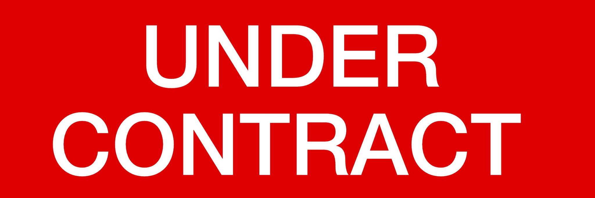 UNDER CONTRACT Sticker