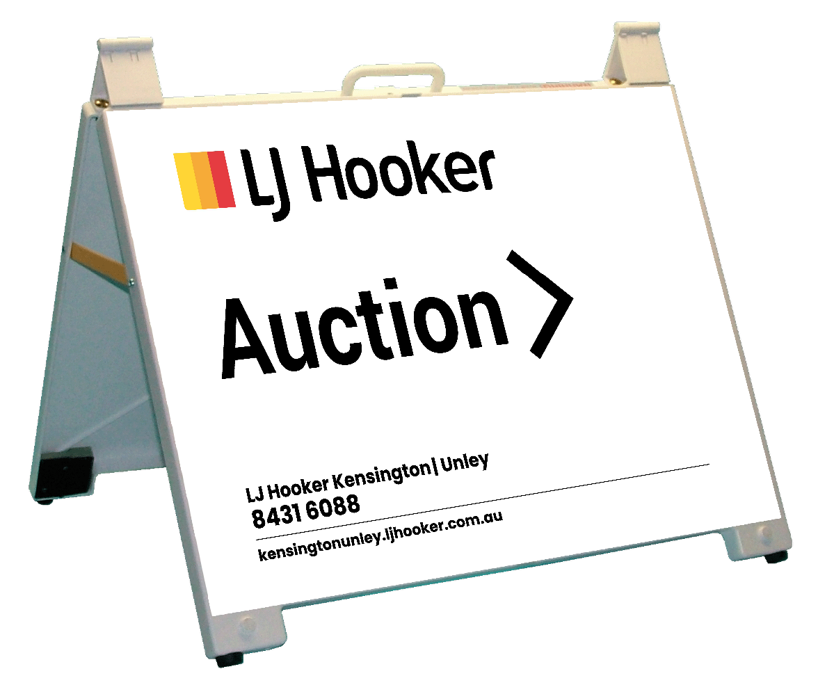 LJ Hooker Auction EZSign White