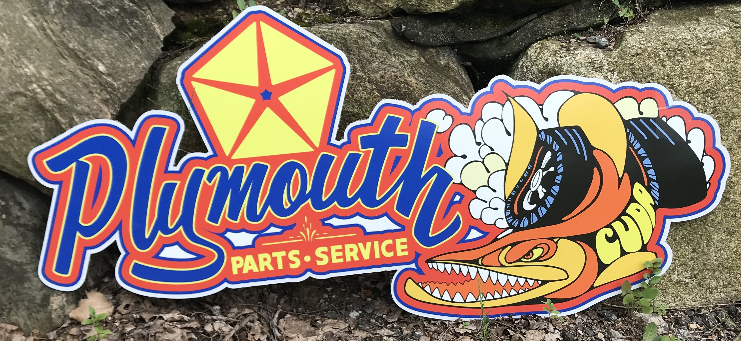 4 foot Plymouth Cuda Signs Plymouth Signs Garage Signs for Men Gifts