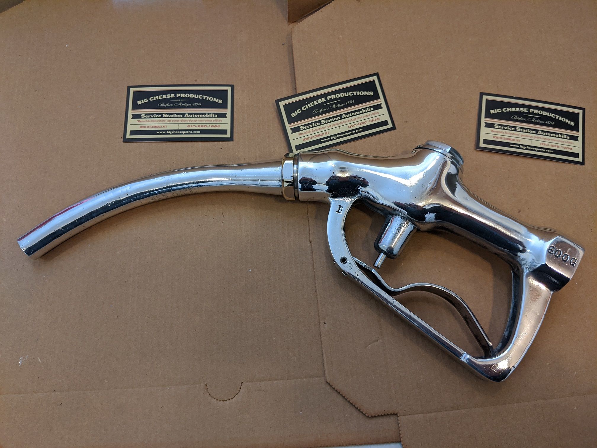 ORIGINAL BUCKEYEGAS PUMP NOZZLE BUFFED AND POLISHED 27