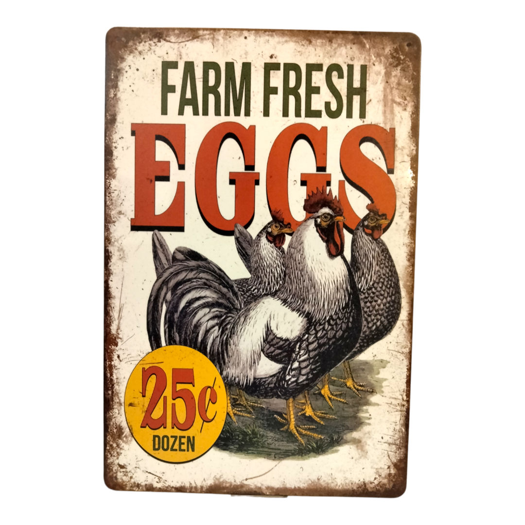 Farm Fresh Eggs Sign / .25 a Dozen / Farm Signs / Egg sign