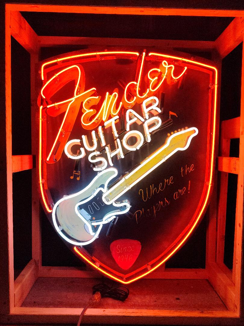 Fender Neon Sign