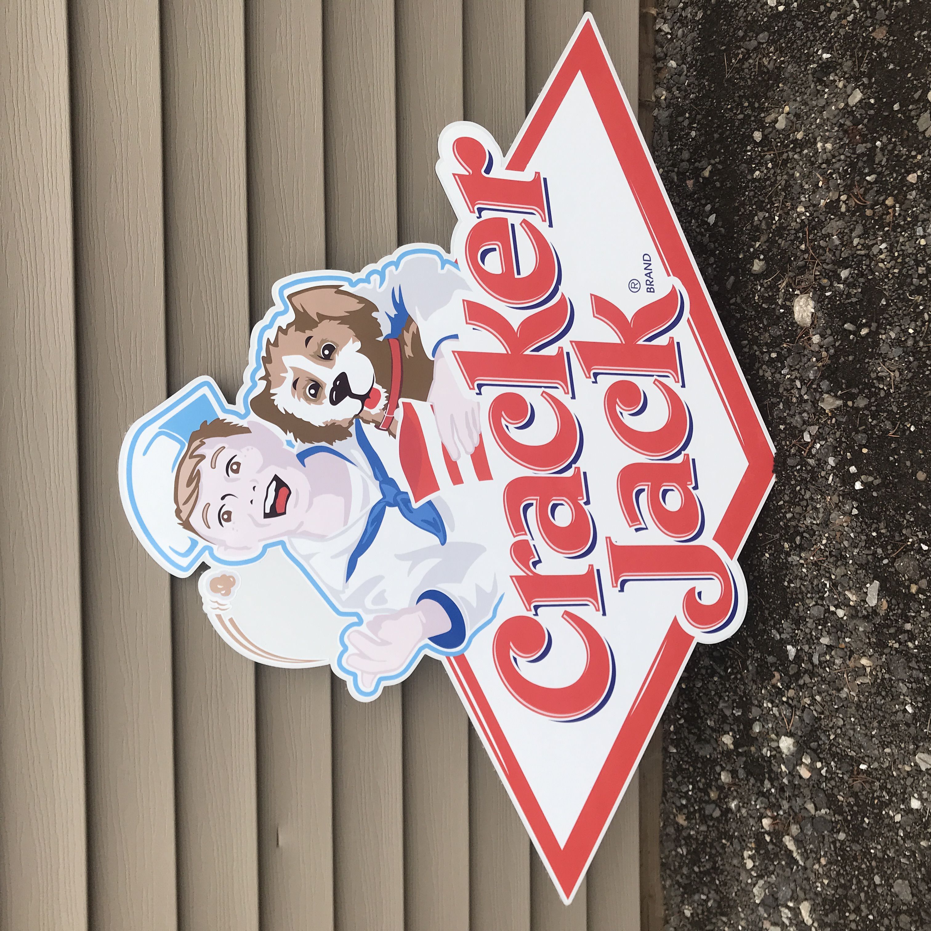 Cracker Jack Sign / Popcorn Sign / Popcorn Advertising Signs / Bar