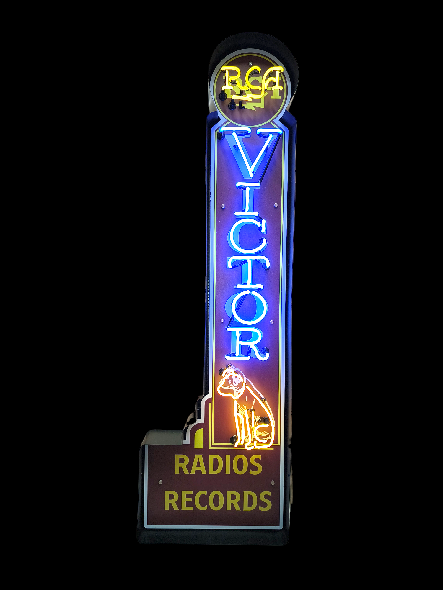 RCA Victor Radio Neon Sign / Record Company / Victor