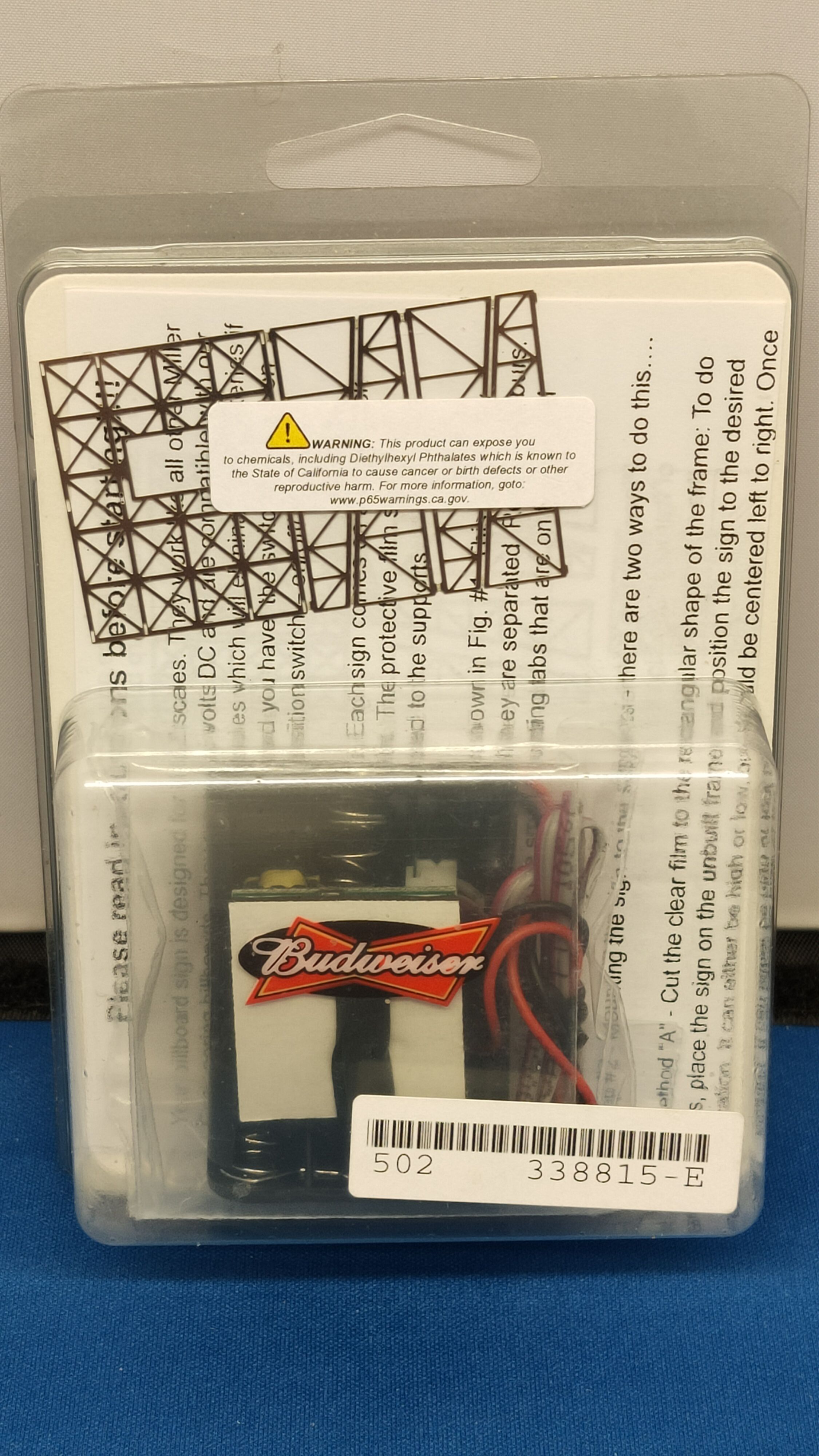 Light Works USA by Miller engineering. Lighted sign Budweiser