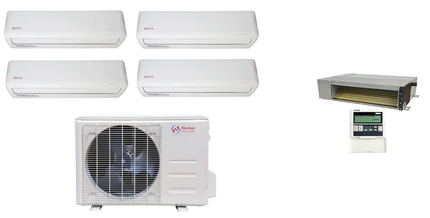 Ton Ac Home Depot Ac Split Unit MRCOOL DIY 36,000 BTU 3-Ton 4-Zone