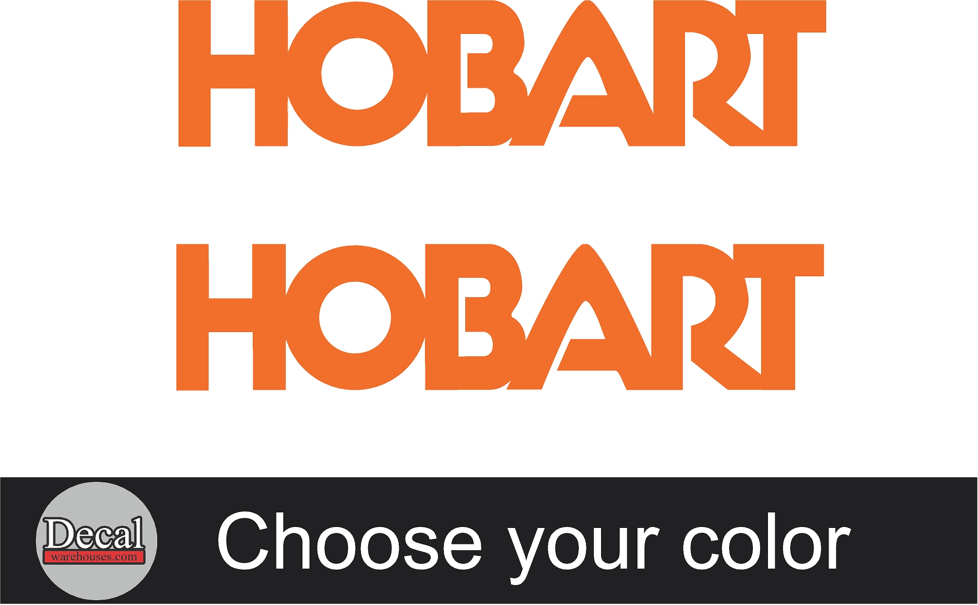 Hobart Welder Decal Kit Vinyl Decal Stickers