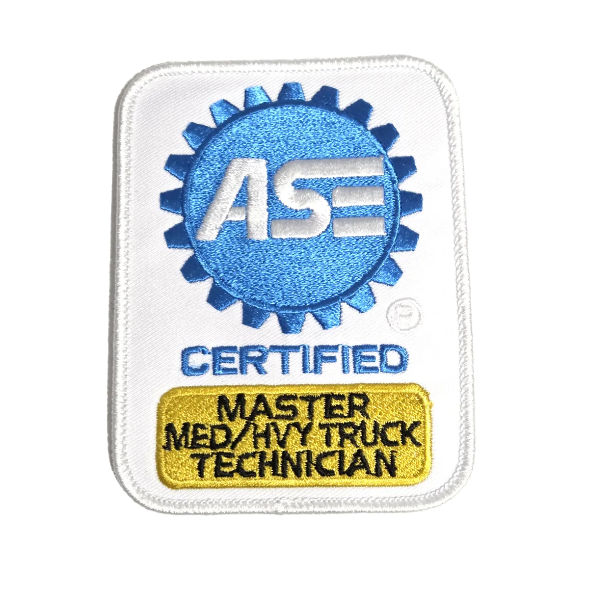 ASE Certified Master Medium Heavy Truck Technician Shoulder Patch