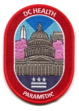 DC District of Columbia EMT Paramedic Shoulder Patch