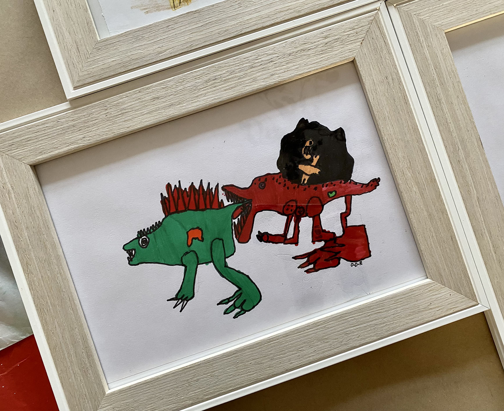 Dinosaurs | Drawn by Little artist O. D. R