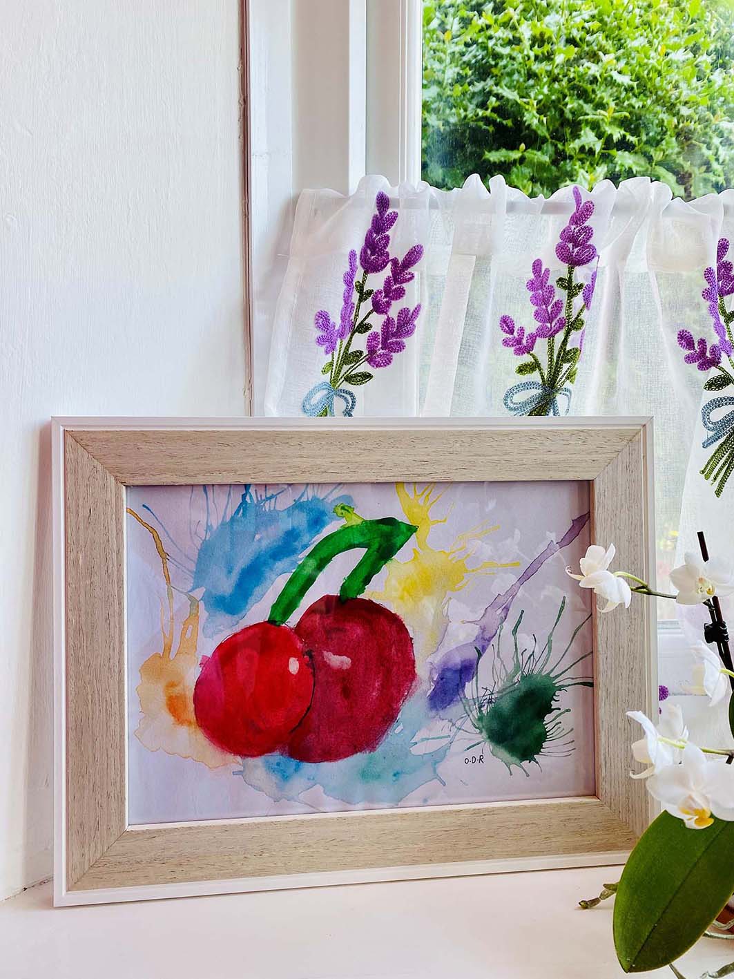 Cherry | Painted by Little artist O. D. R
