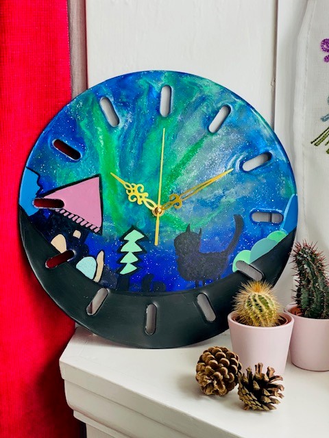 During The Night Wall Clock