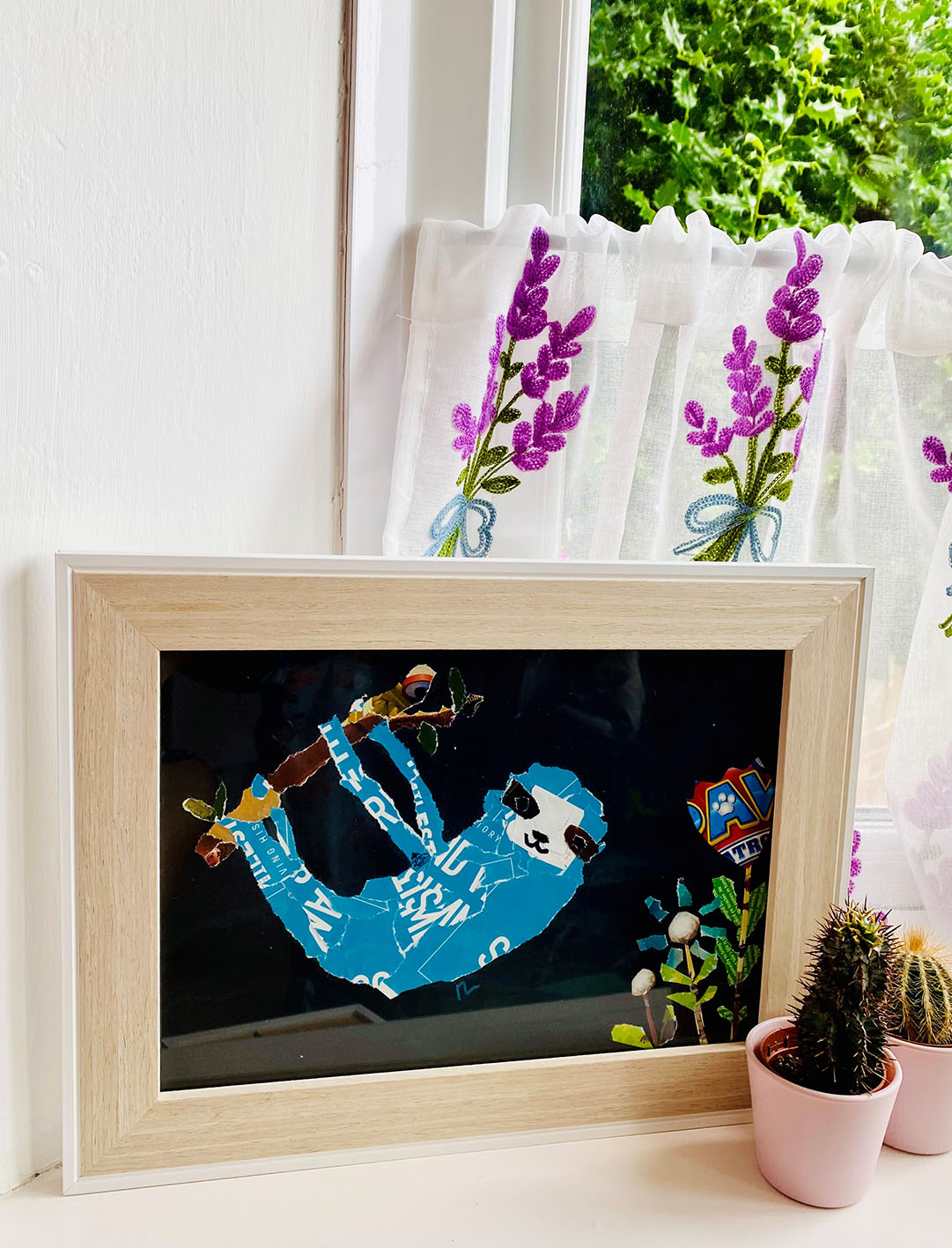 Hang in There | Collage Sloth