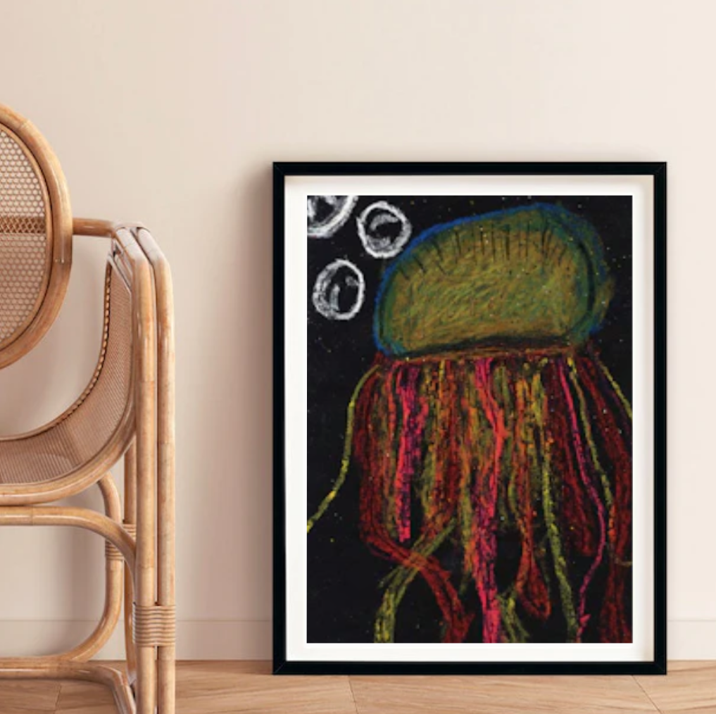 A Jellyfish | Drawn by Little artist O. D. R