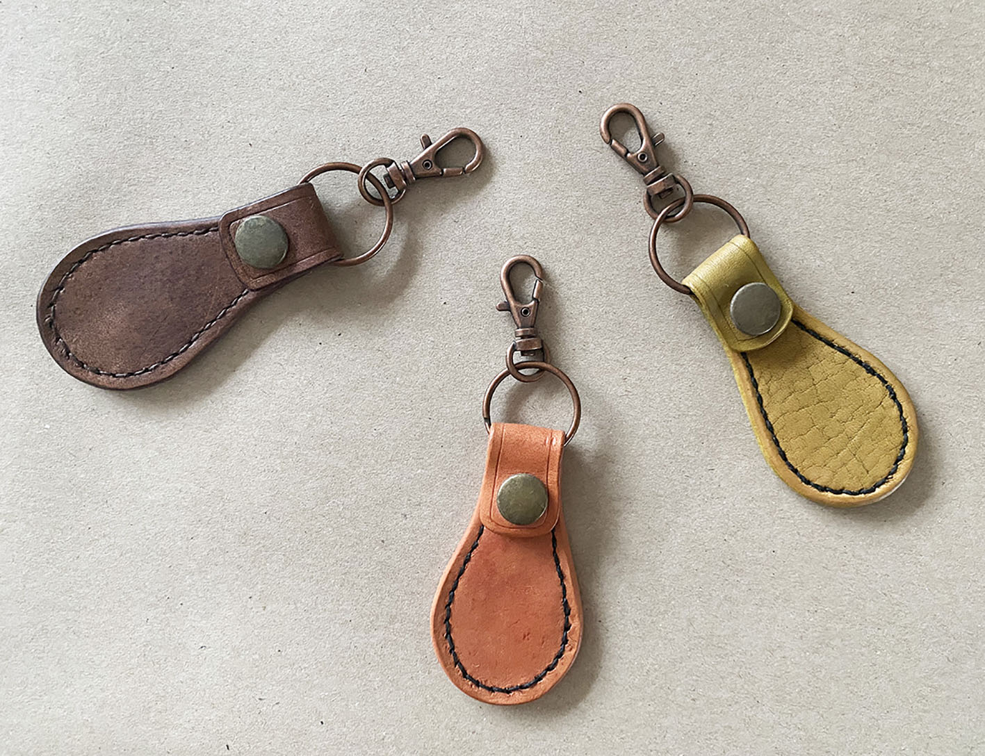 Genuine Leather Keyring