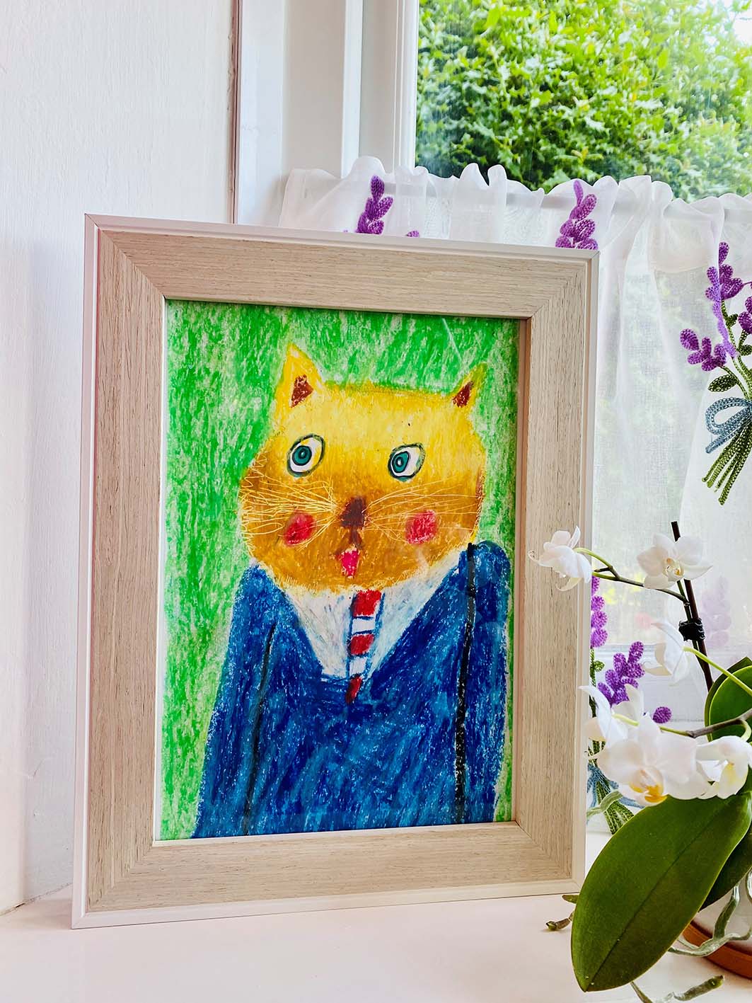 Mr. Cat | Drawn by Little artist O. D. R