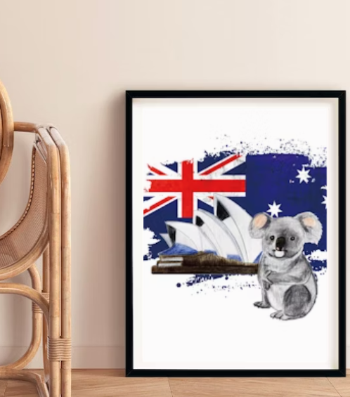 Sydney Opera House Art Print | Coloured Pencil on paper