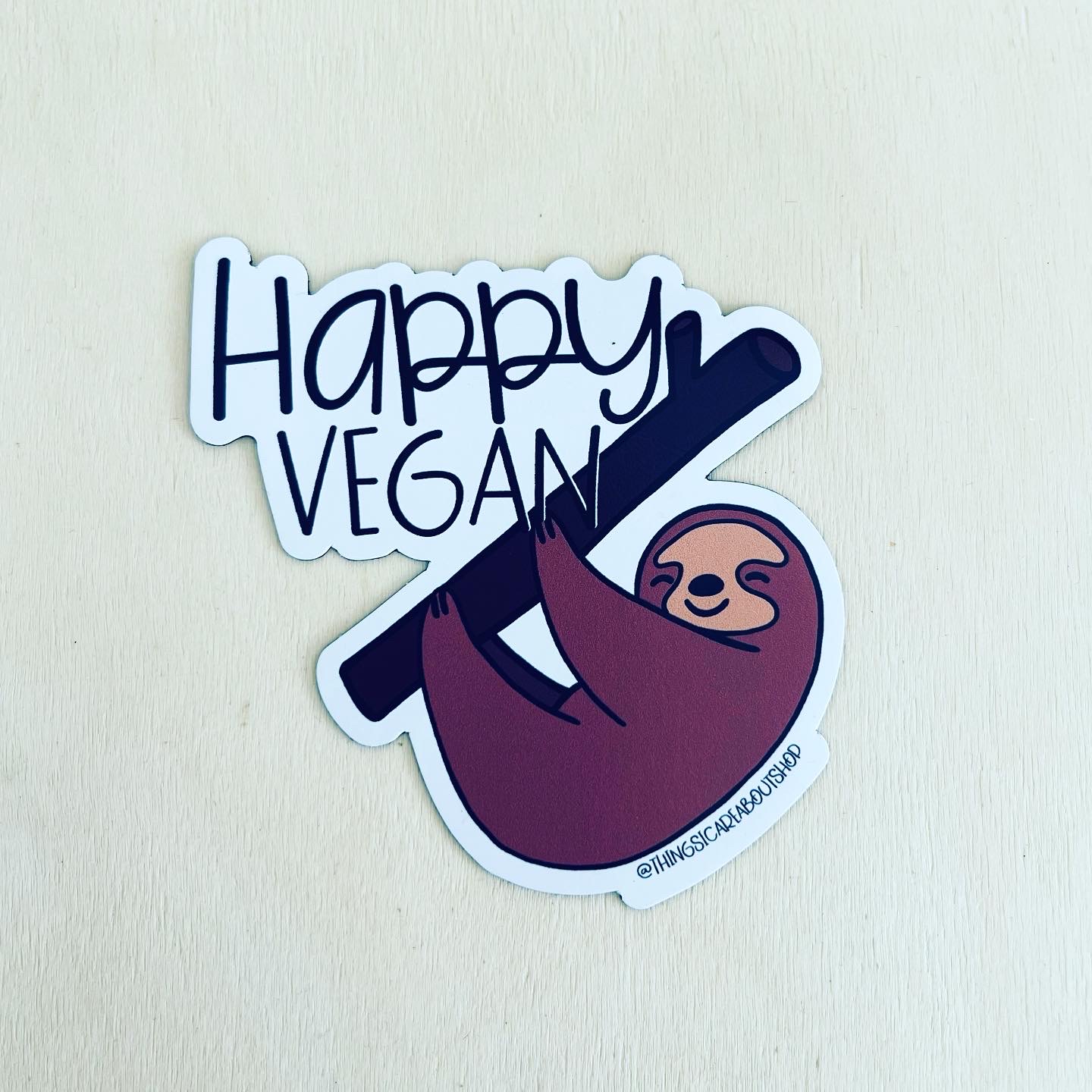 Happy Vegan sloth fridge Vegan fridge. Vegan Vegan