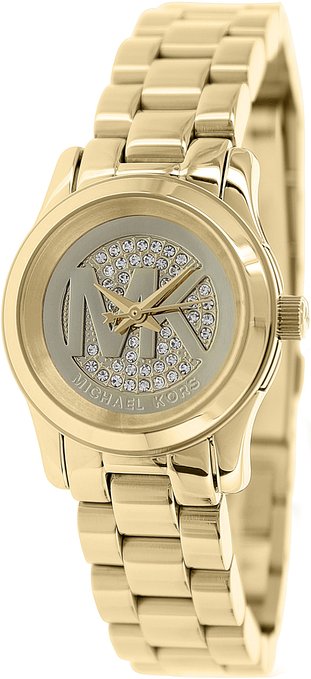 Michael Kors Petite Runway Champagne Dial Gold-tone Ladies  display picture 2