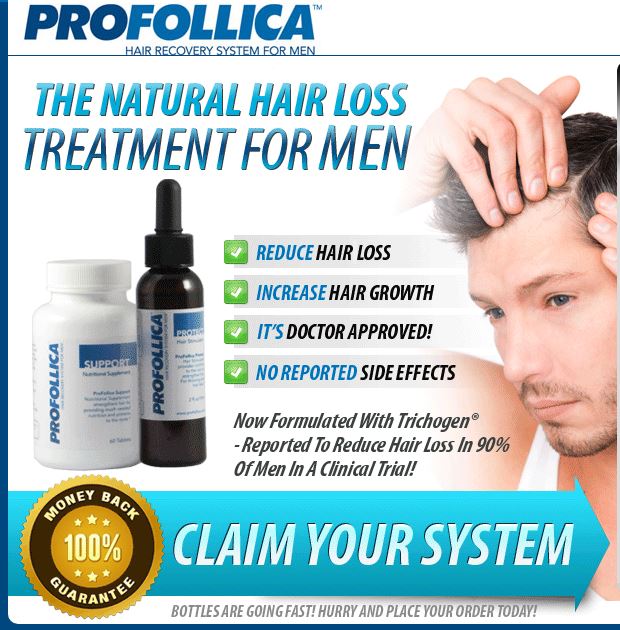 Put a Stop to Hair Loss and Look Years Younger with a Natural Hair Loss Product by Profollica