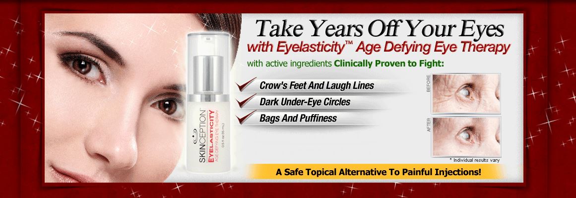 Get Rid of Dark Cycles - Eyeslasticity For Vibrant Young Eyes in just 14 days!