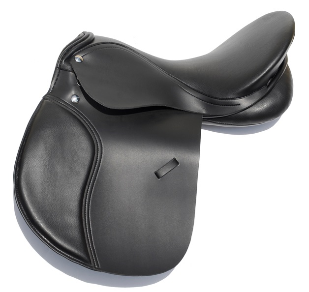 Numnah Quilté Rhinegold Cotton GP - Classique Avec Sangles Velcro Pour Cheval