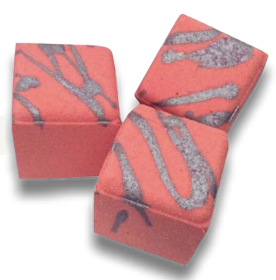 Hooped designer bath bomb
