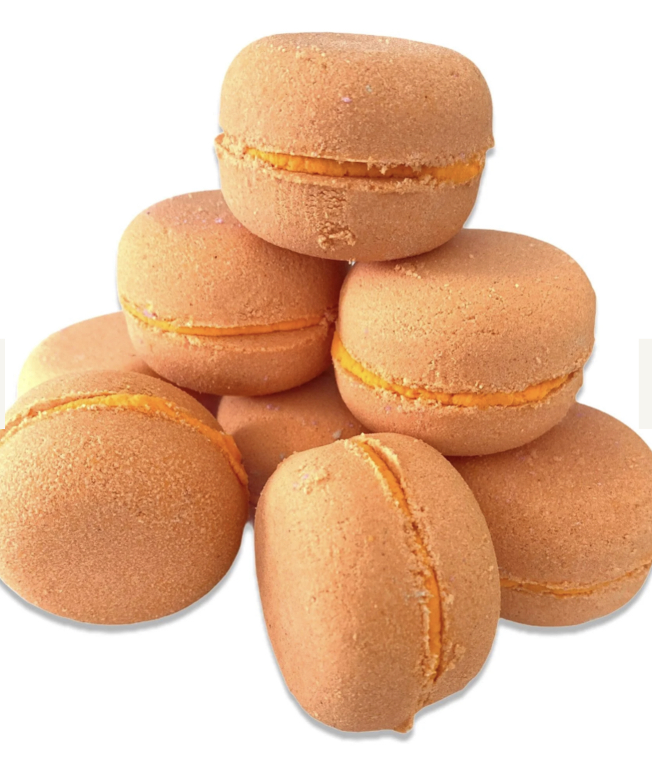 You’ve been mangoed macaroon bath bomb