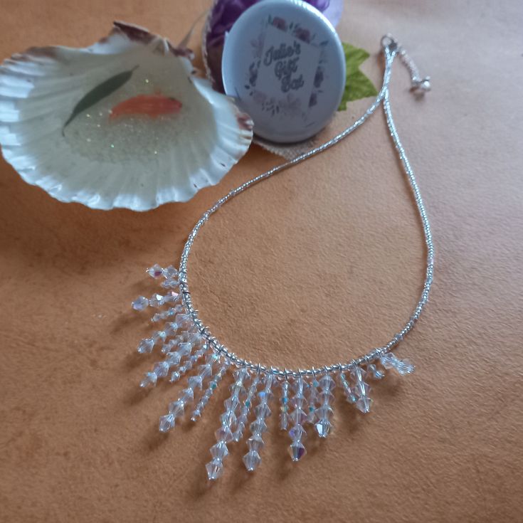 Crystal Fringe Necklace Crystal Fringe Necklace
