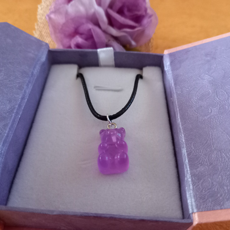 Gummy Bears Necklace - Lilac Gummy Bears Necklace - Lilac