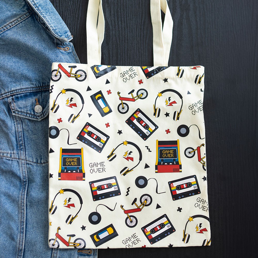 Retro 80's Tote Bag