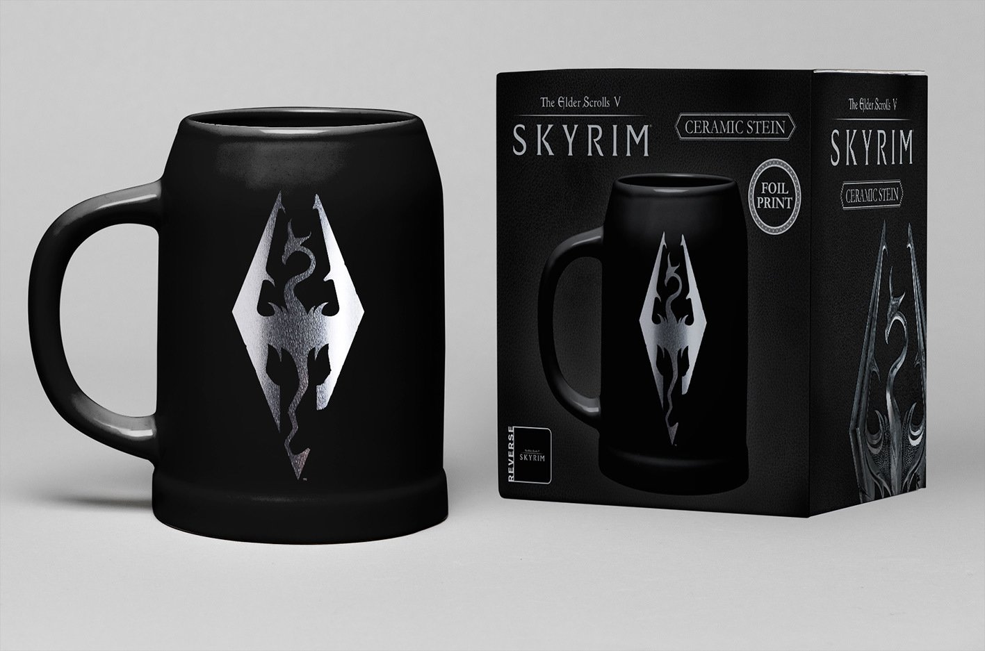 Dragon Symbol Ceramic Stein