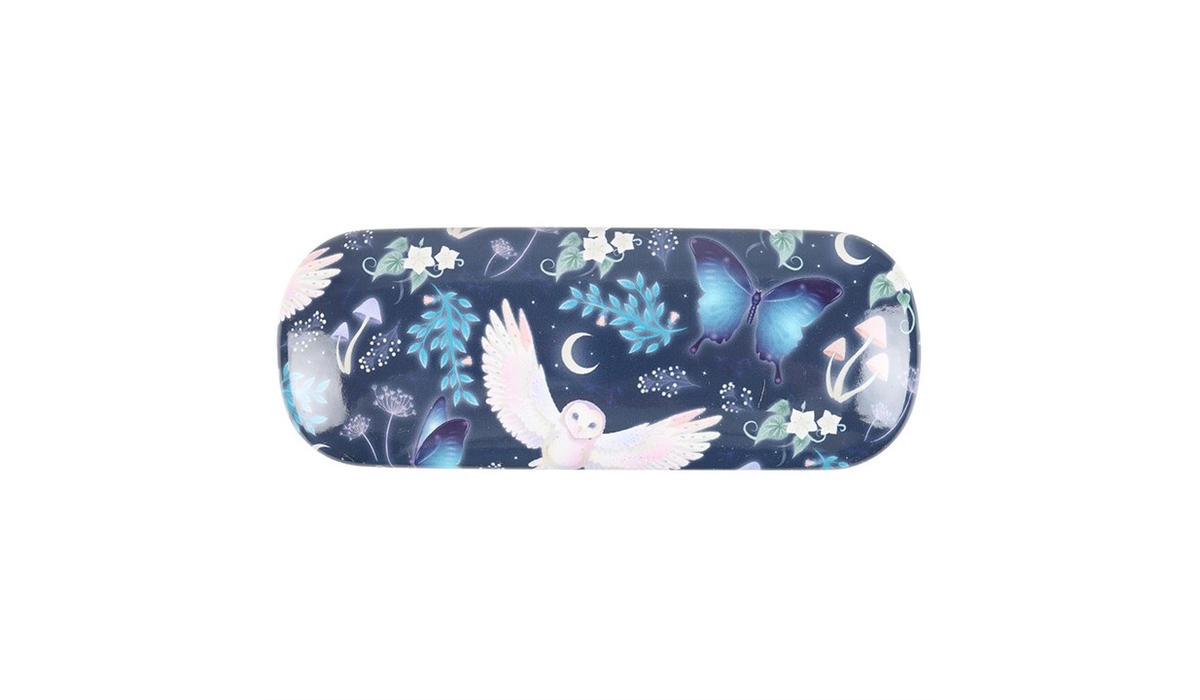 Owl Print Glasses Case