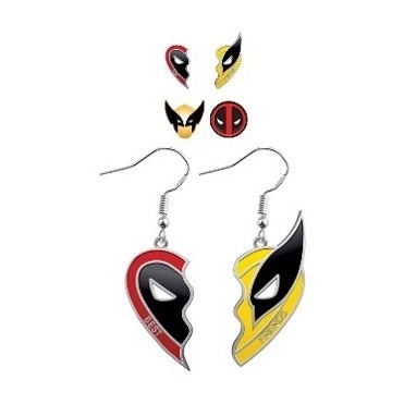 Deadpool & Wolverine Earring Set