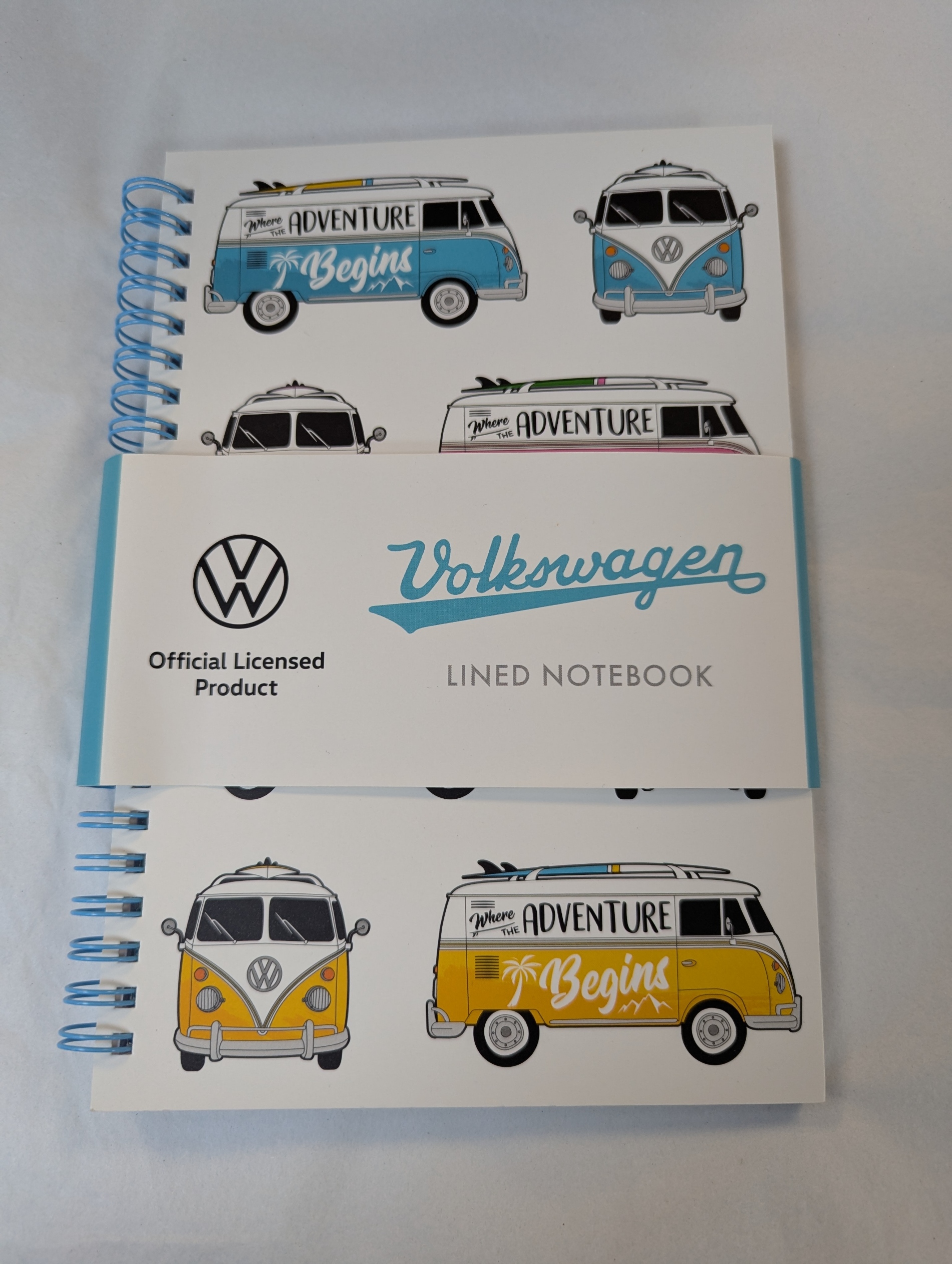 Volkswagen VW T1 Camper Bus Summer Spiral Bound A5 Notebook