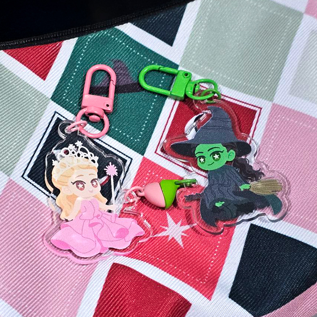 Glinda & Elphaba Acrylic Charms