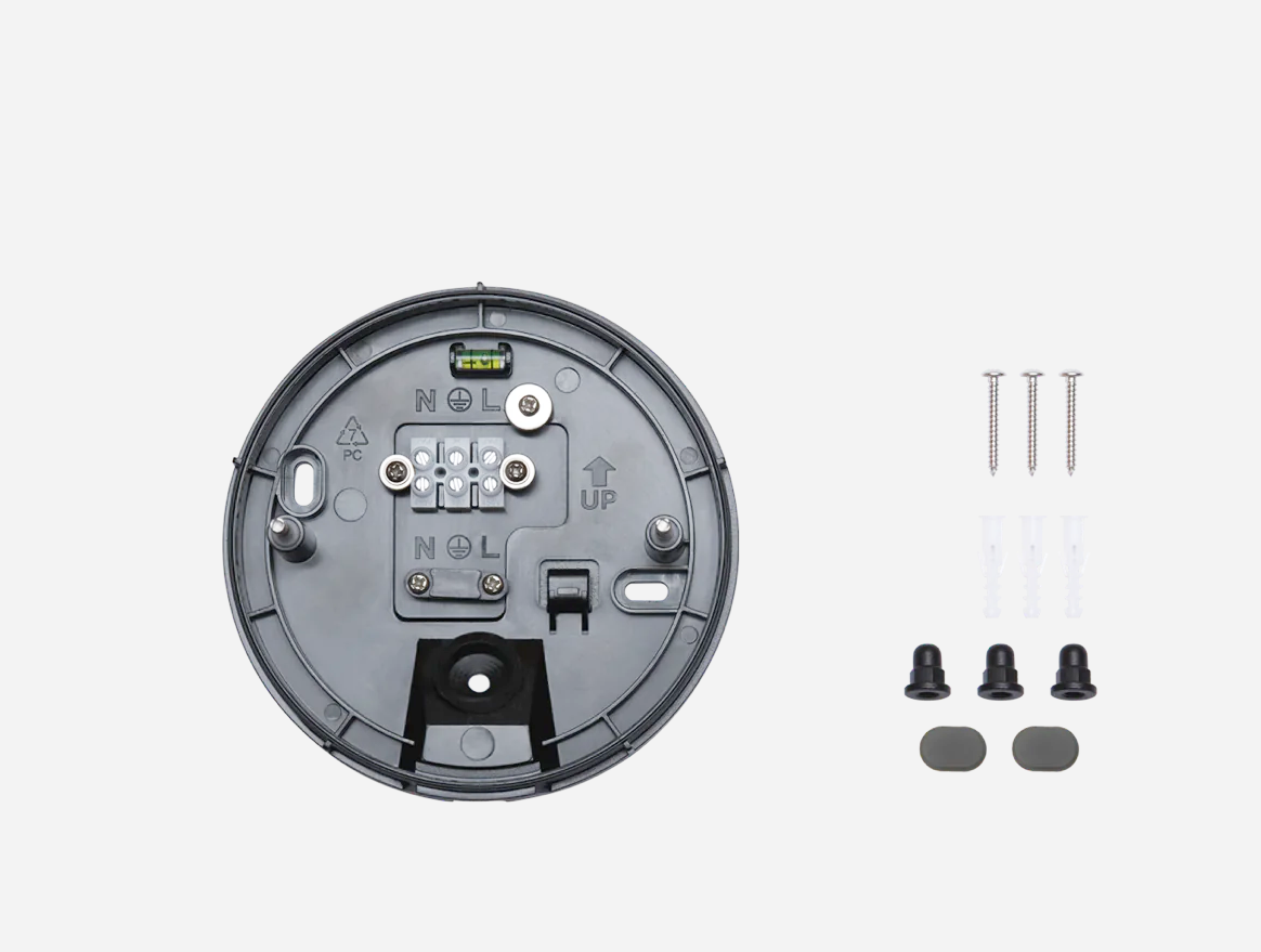 Ring Spare Parts Kit for Floodlight Cam Wired Pro, Mounting Bracket Black