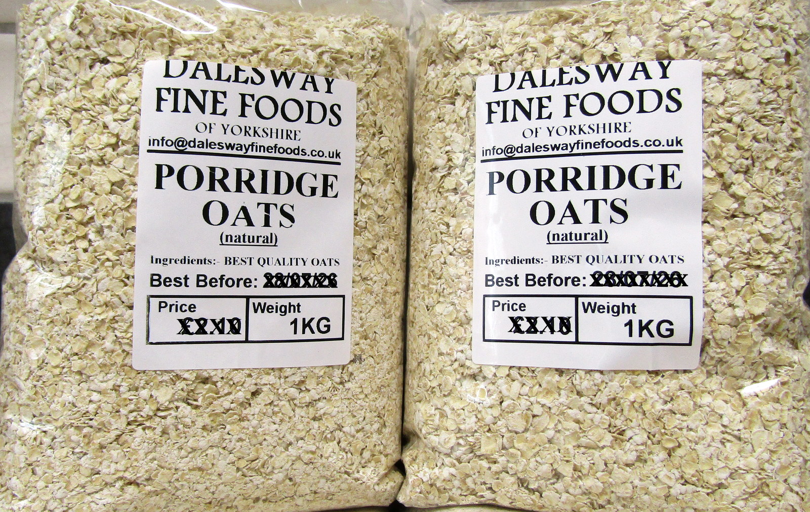 PORRIDGE OATS In 2 x 1kg BAGS