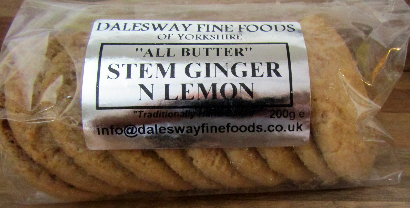 Stem Ginger n Lemon Biscuits