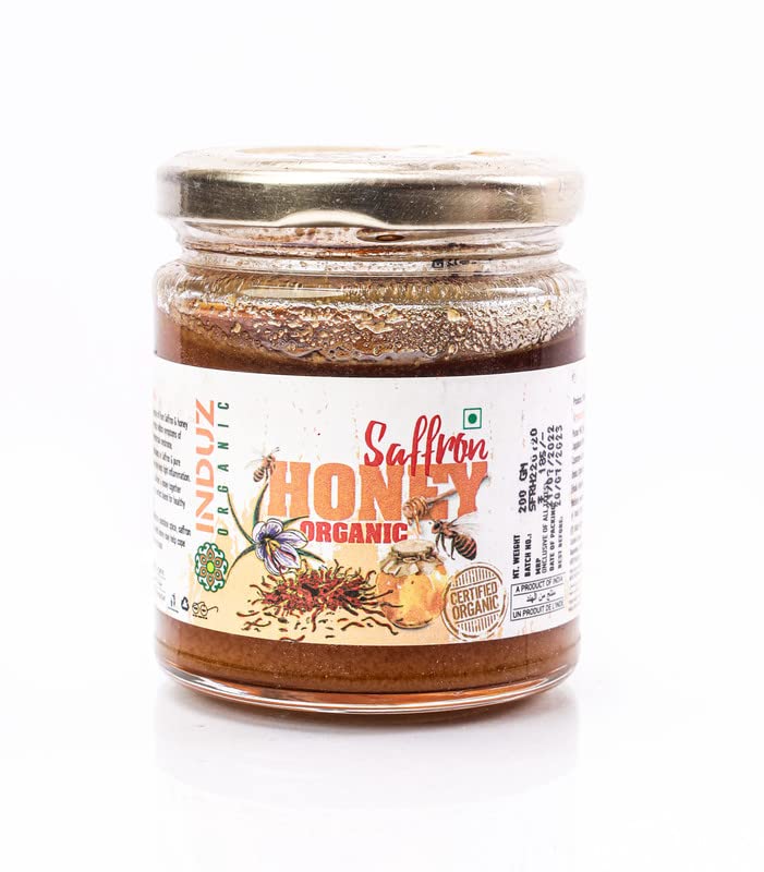 Organic Saffron Honey 200gm