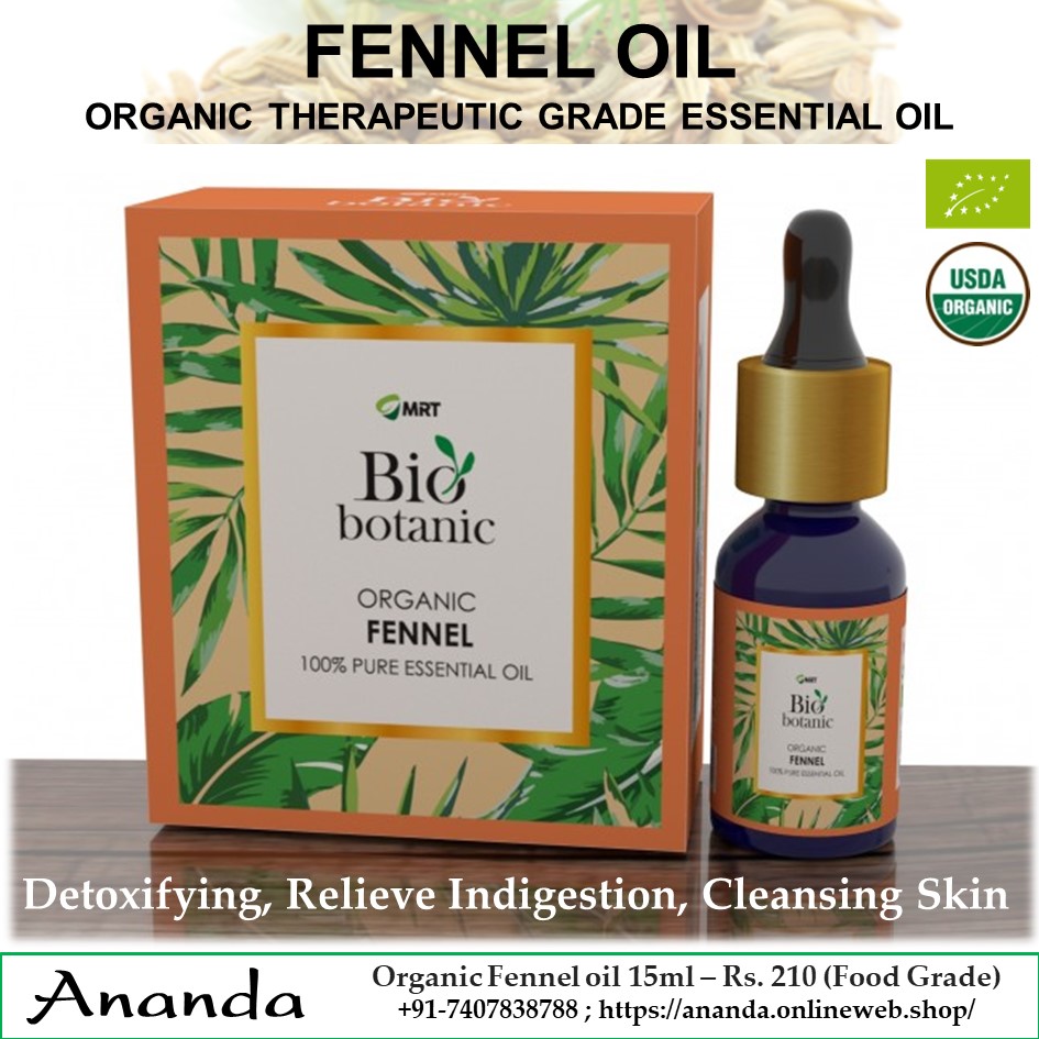 Organic Fennel oil 15ml