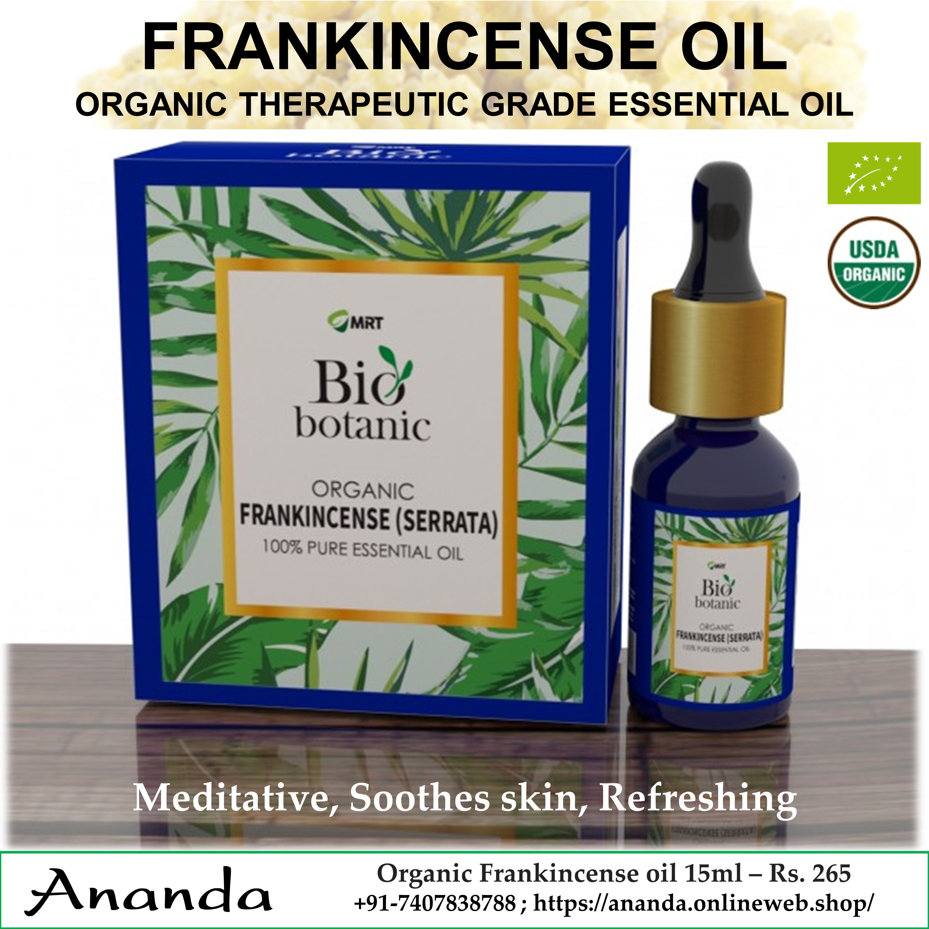 Organic frankincense oil 15ml