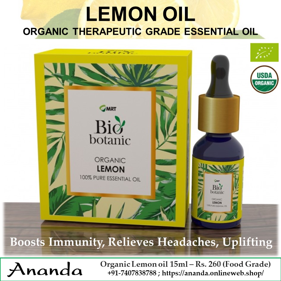 Organic Lemon Oil 15ml