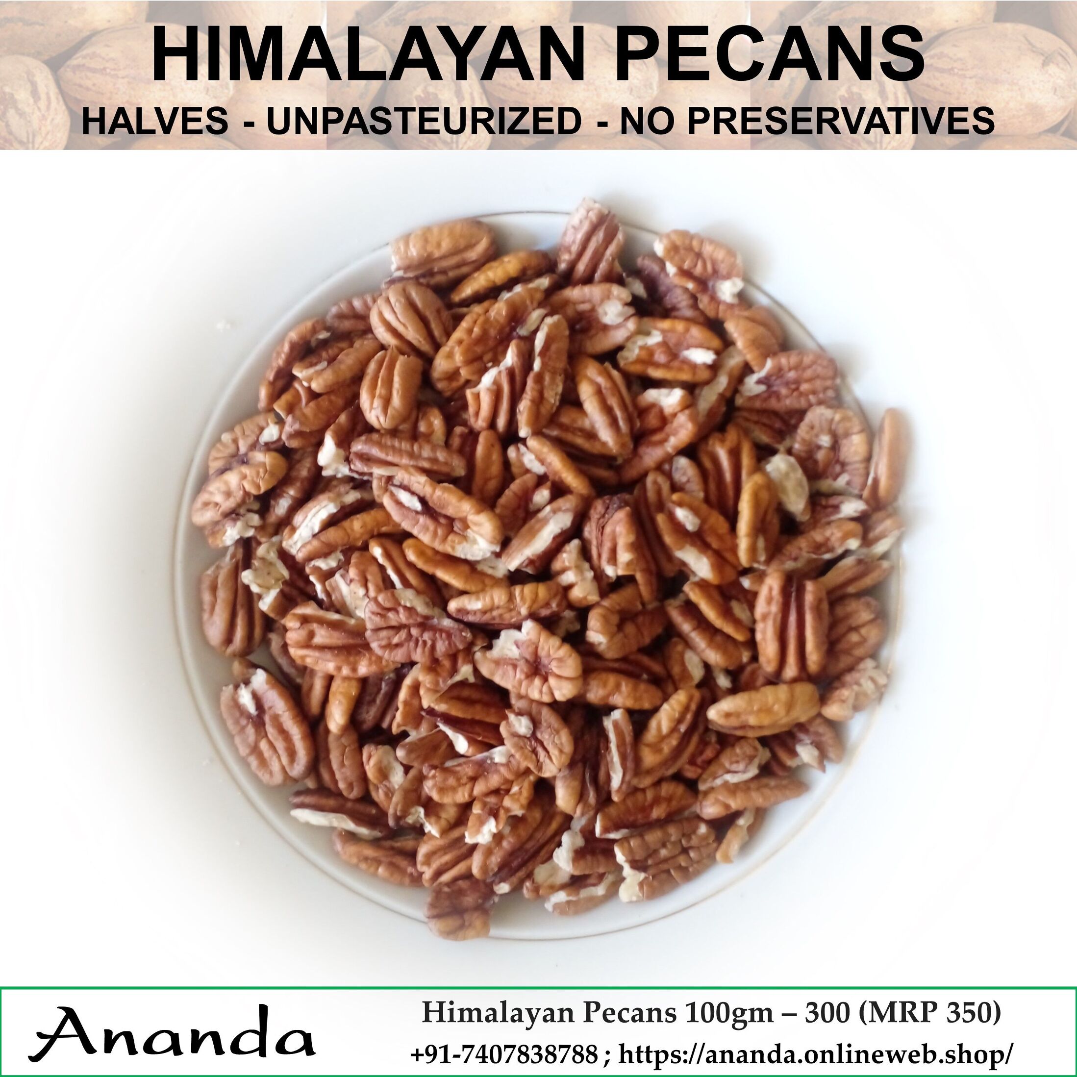 Himalayan Pecans halves 100gm