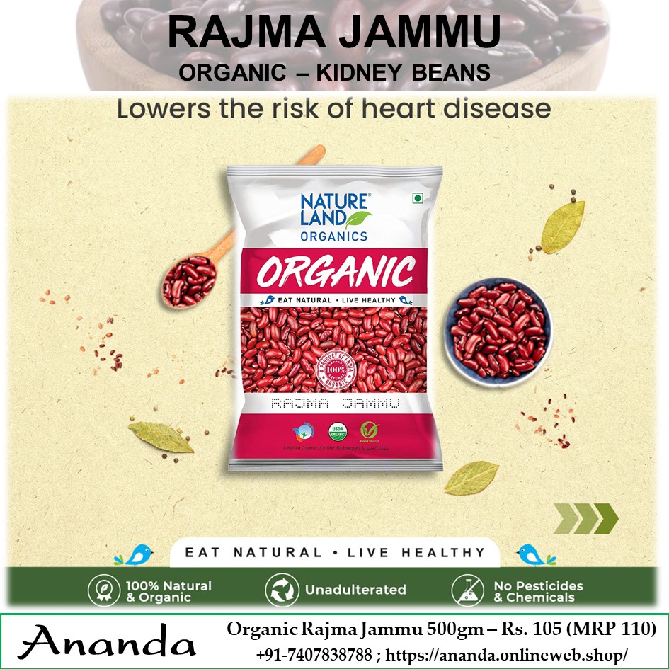 Organic Rajma Jammu 500gm