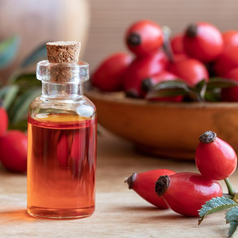 Organic Rosehip oil 10ml glass bottle