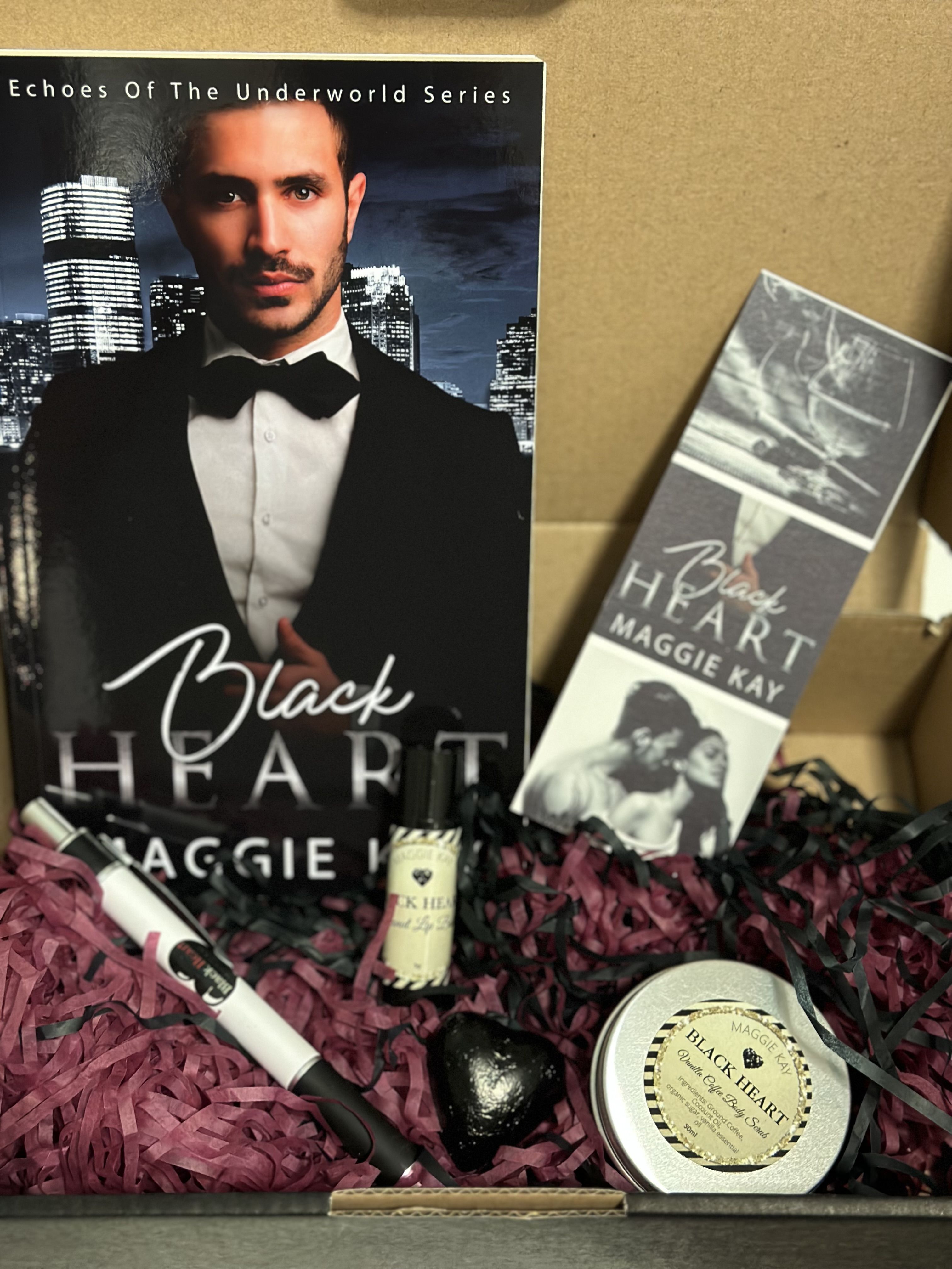 Black Heart Book Box