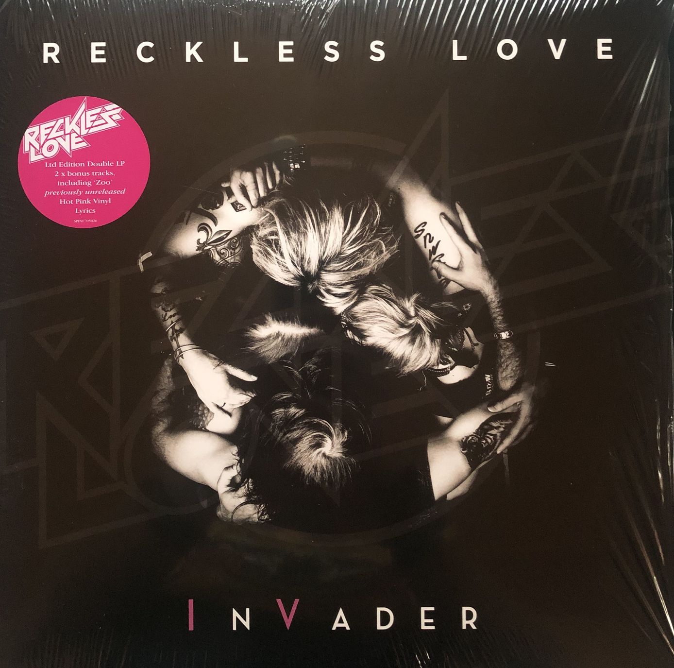 Reckless Love - Invader - Limited edition 2 x Pink Vinyl LP