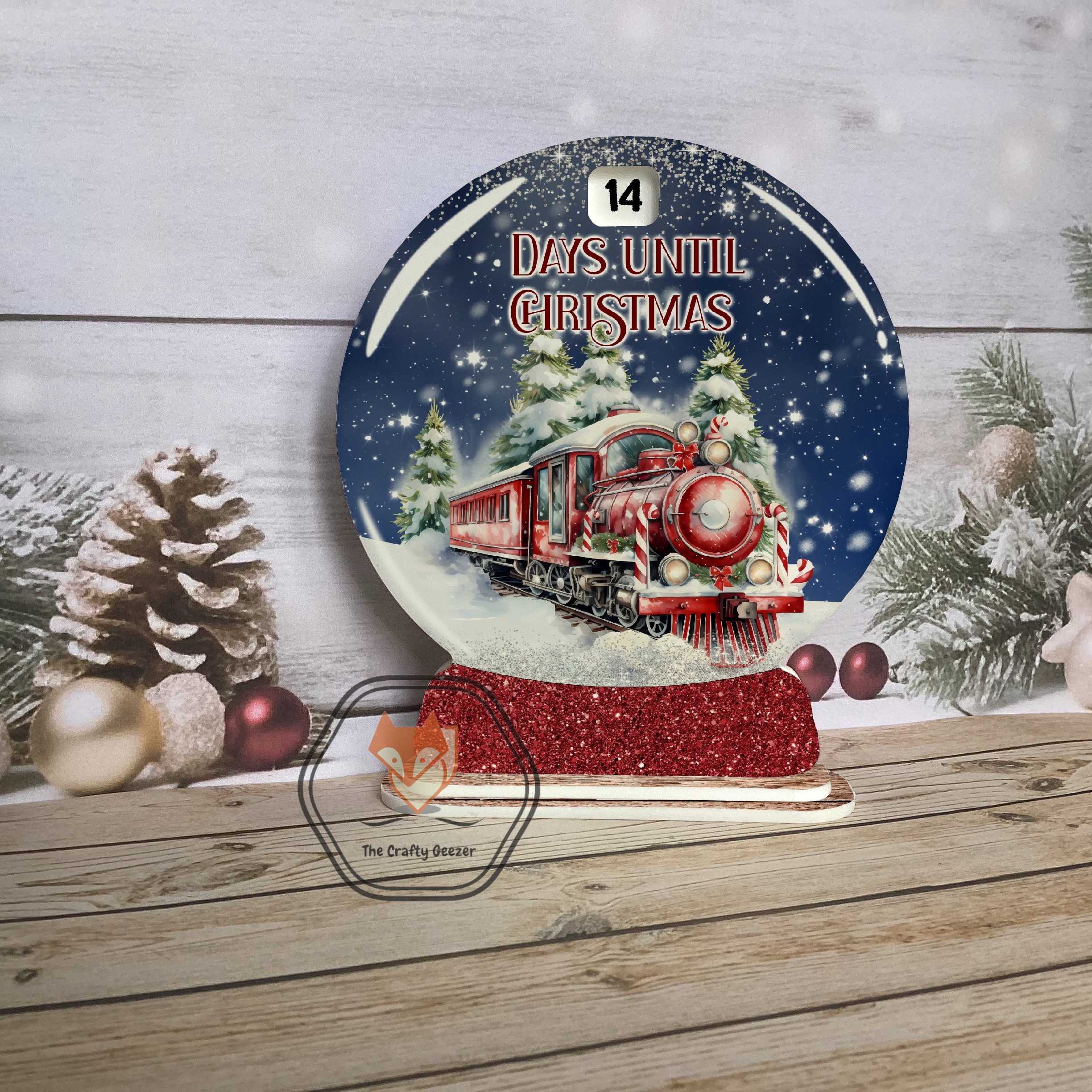 5 minute snow globe timer