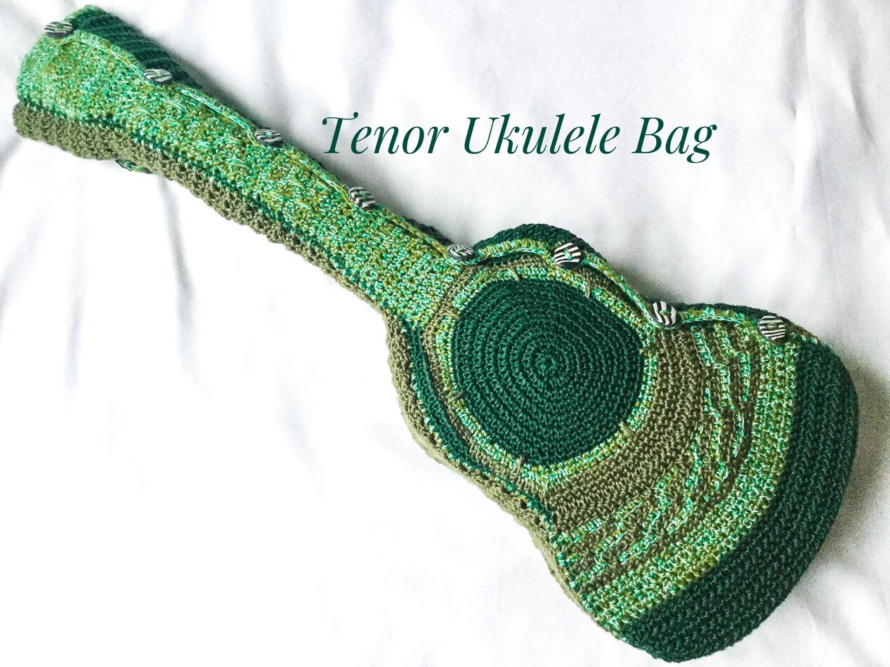 'Zebras in the green forest' Tenor Ukulele bag